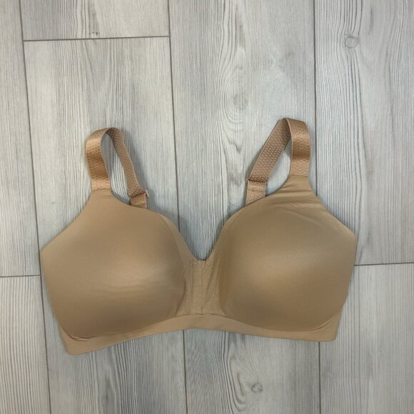 Ambrielle LIGHTLY LINED WIREFREE Size 38DDD Nude Beige Adjustable - Picture 1 of 7